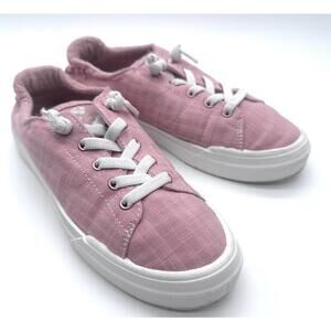 Roxy Surf Women's Bayshore Surfer Core Low Top Pink Platform Sneakers Shoes 7.5
